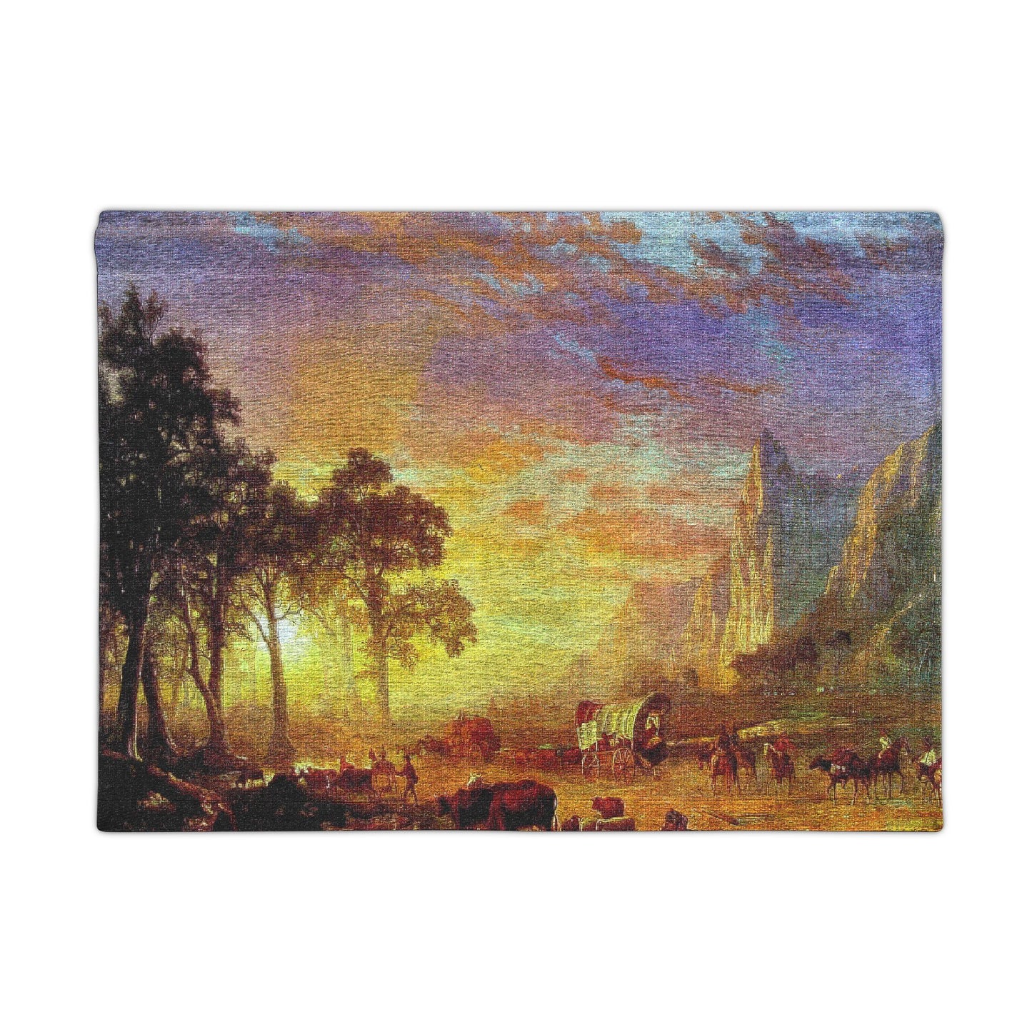 Bierstadt, Albert - Oregon Trail (1869) - Woven Wall Tapestry
