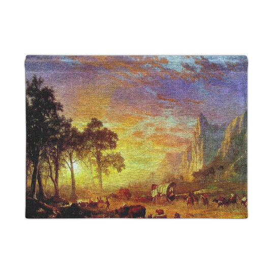 Bierstadt, Albert - Oregon Trail (1869) - Woven Wall Tapestry