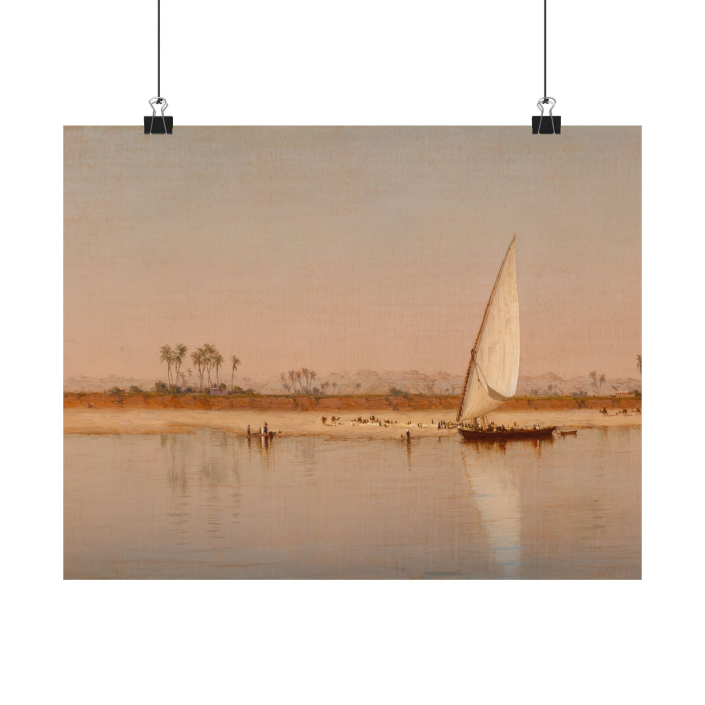 Gifford, Sanford Robinson - On the Nile (1872) - Satin Posters