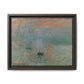 Monet, Claude - Impression, Sunrise (1872) - Matte Canvas, Framed