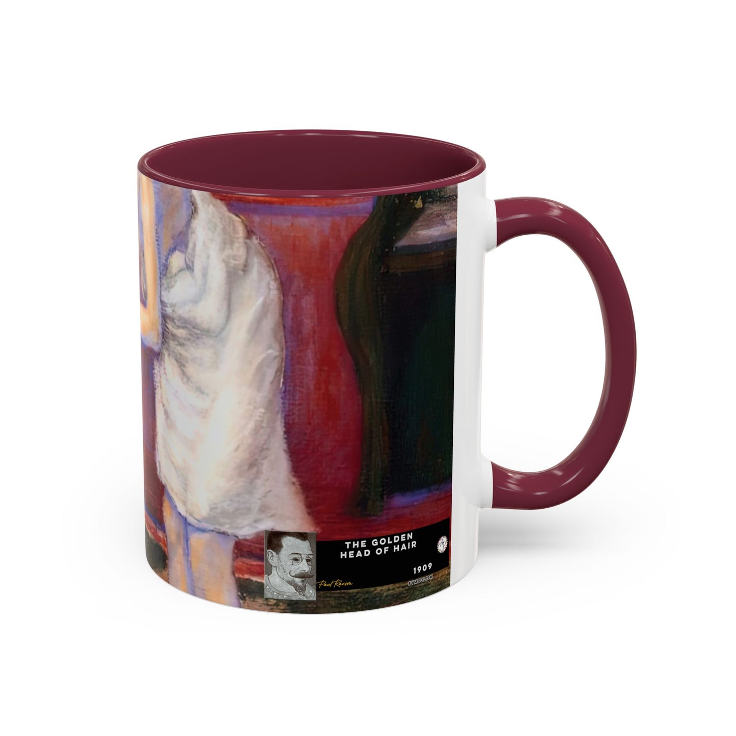 Ranson, Paul - The Golden Head of Hair (1909) - Colorful Accent Mugs