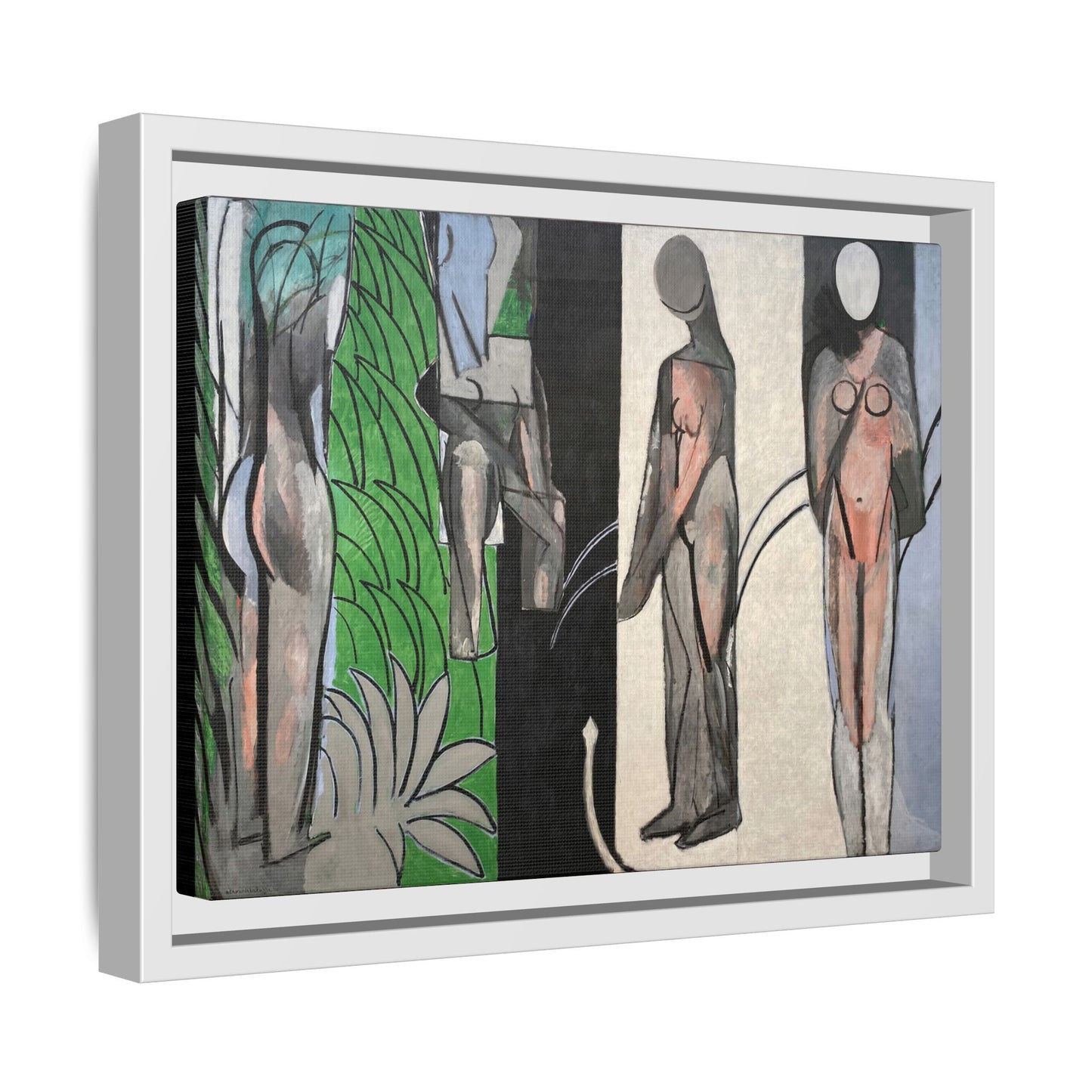 Matisse, Henri - Bathers by a River (1917) - Matte Canvas, Framed