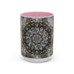 Pacio, Adam - Memento Mori Mandala - Colorful Accent Mugs