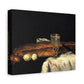 Cézanne, Paul - Still Life with Bread and Eggs (1865) - Canvas Block, unframed