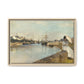Morisot, Berthe - The Harbor at Lorient (1869) - Matte Canvas, Framed