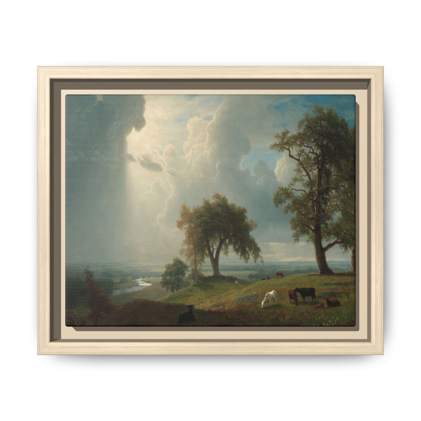 Bierstadt, Albert - California Spring (1875) - Matte Canvas, Framed