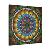 Emerald Arrows Mandala A - Canvas