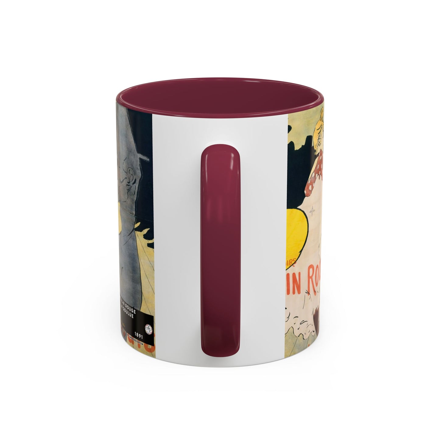 Toulouse-Lautrec, Henri - Moulin Rouge - La Goulue (1891) - Colorful Accent Mugs