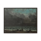 Courbet, Gustave - The Sea (1865) - Matte Canvas, Framed