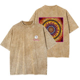 Solar Disc Mandala - Unisex Heavyweight T-shirt - 100% Cotton - 4 colors