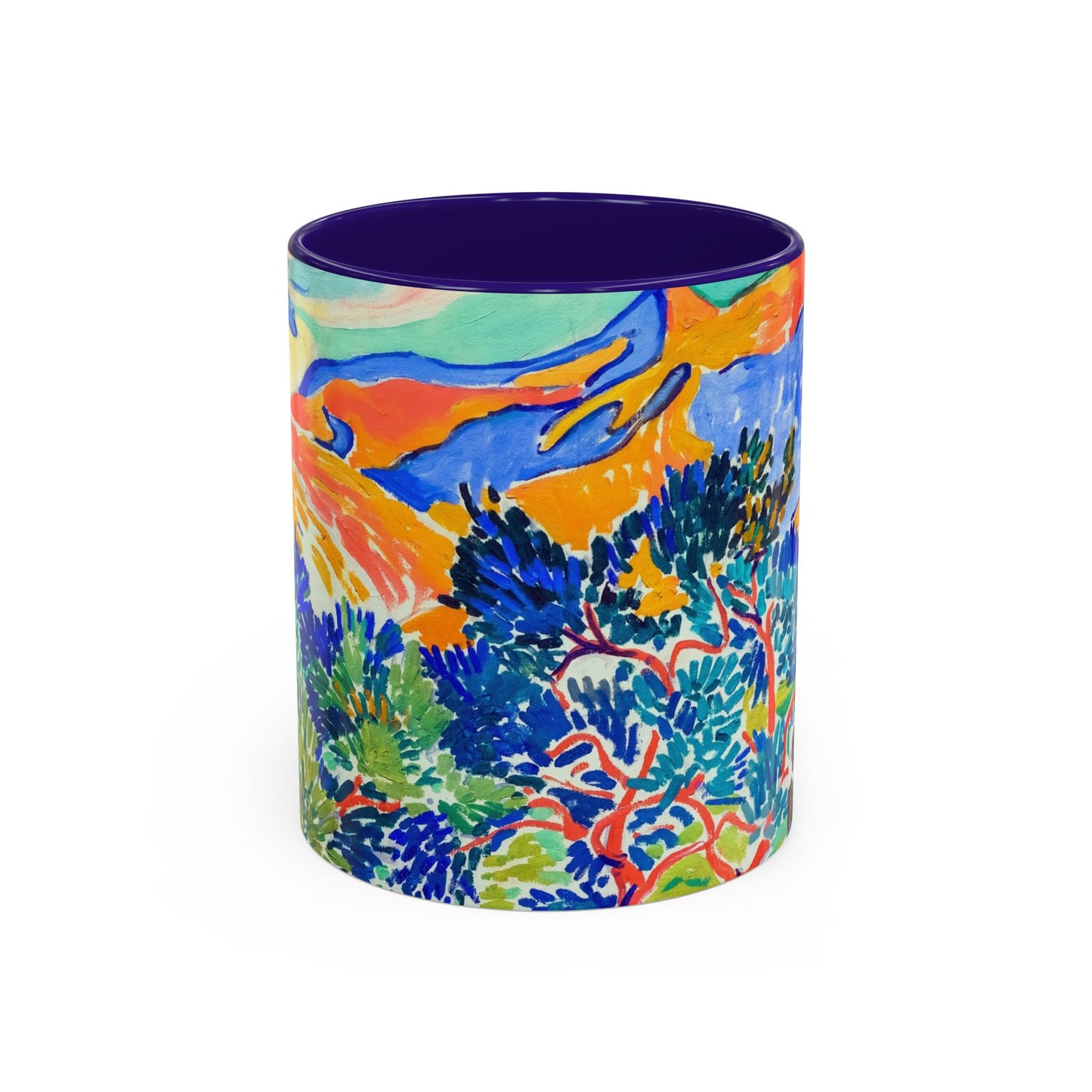 Derain, André - Mountains at Collioure (1905) - Colorful Accent Mugs