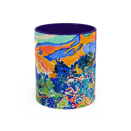 Derain, André - Mountains at Collioure (1905) - Colorful Accent Mugs
