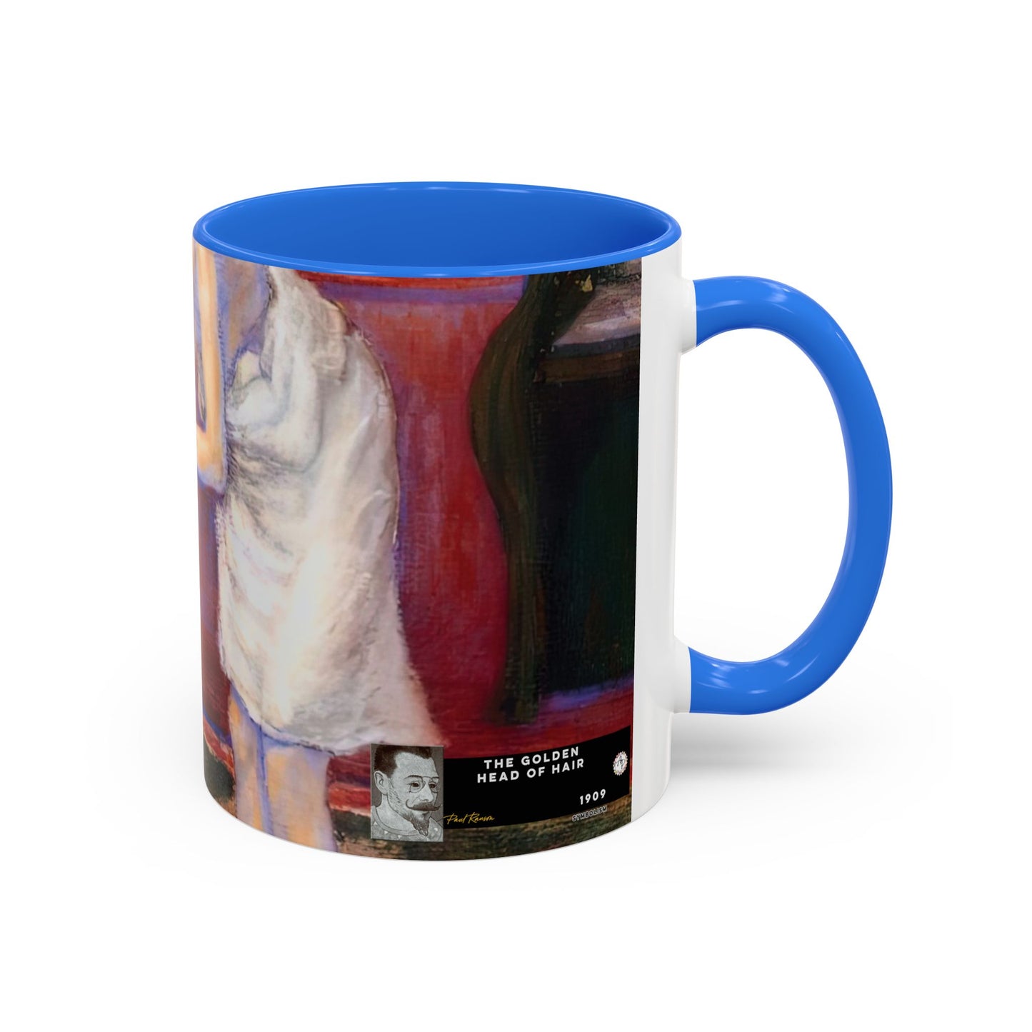 Ranson, Paul - The Golden Head of Hair (1909) - Colorful Accent Mugs