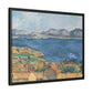 Cézanne, Paul - The Bay of Marseille, Seen from L'Estaque (1885) - Matte Canvas, Framed