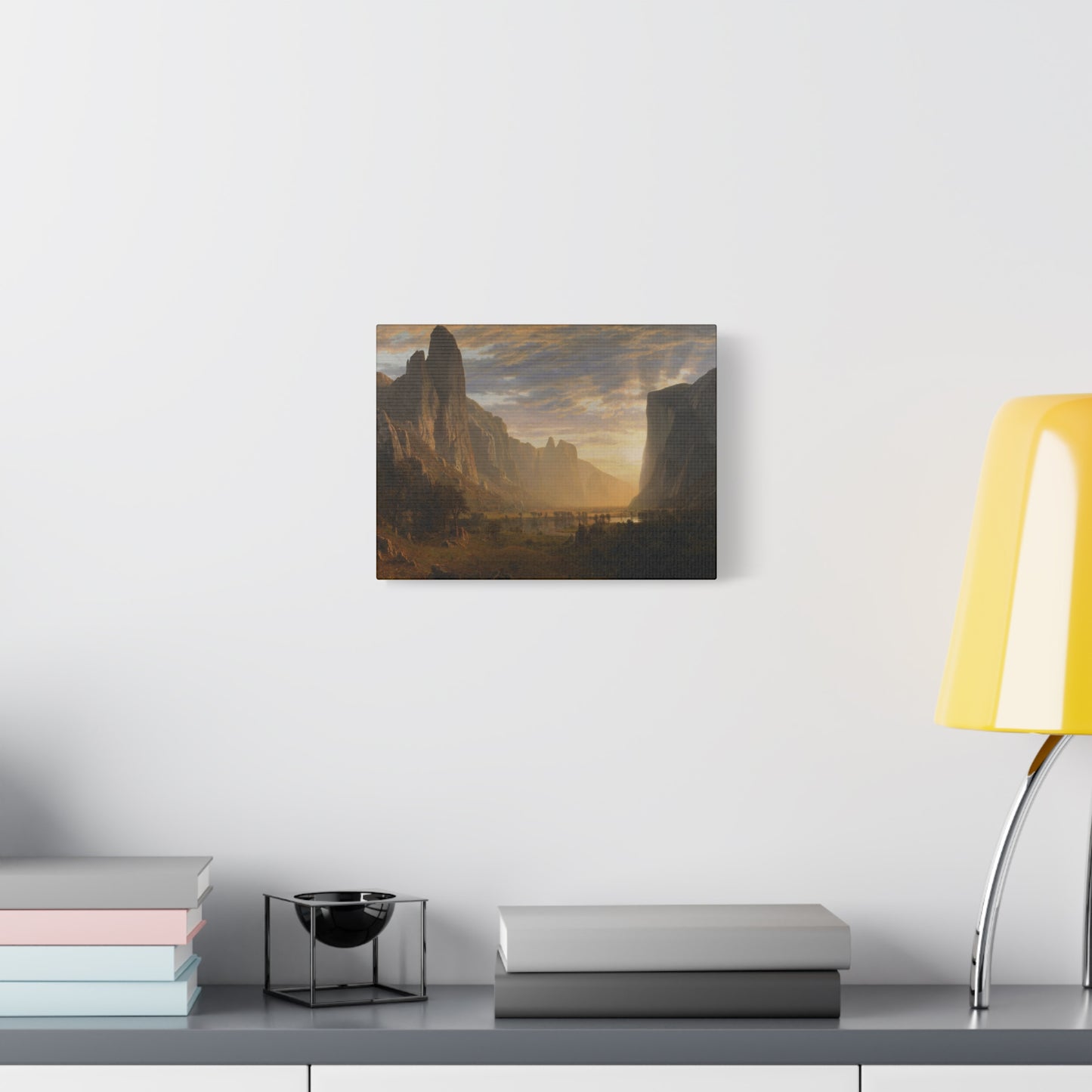Bierstadt, Albert - Looking Down Yosemite Valley (1865) - Canvas Block, unframed