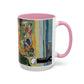Van Gogh, Vincent - Self Portrait with Bandaged Ear (1889) - Colorful Accent Mugs