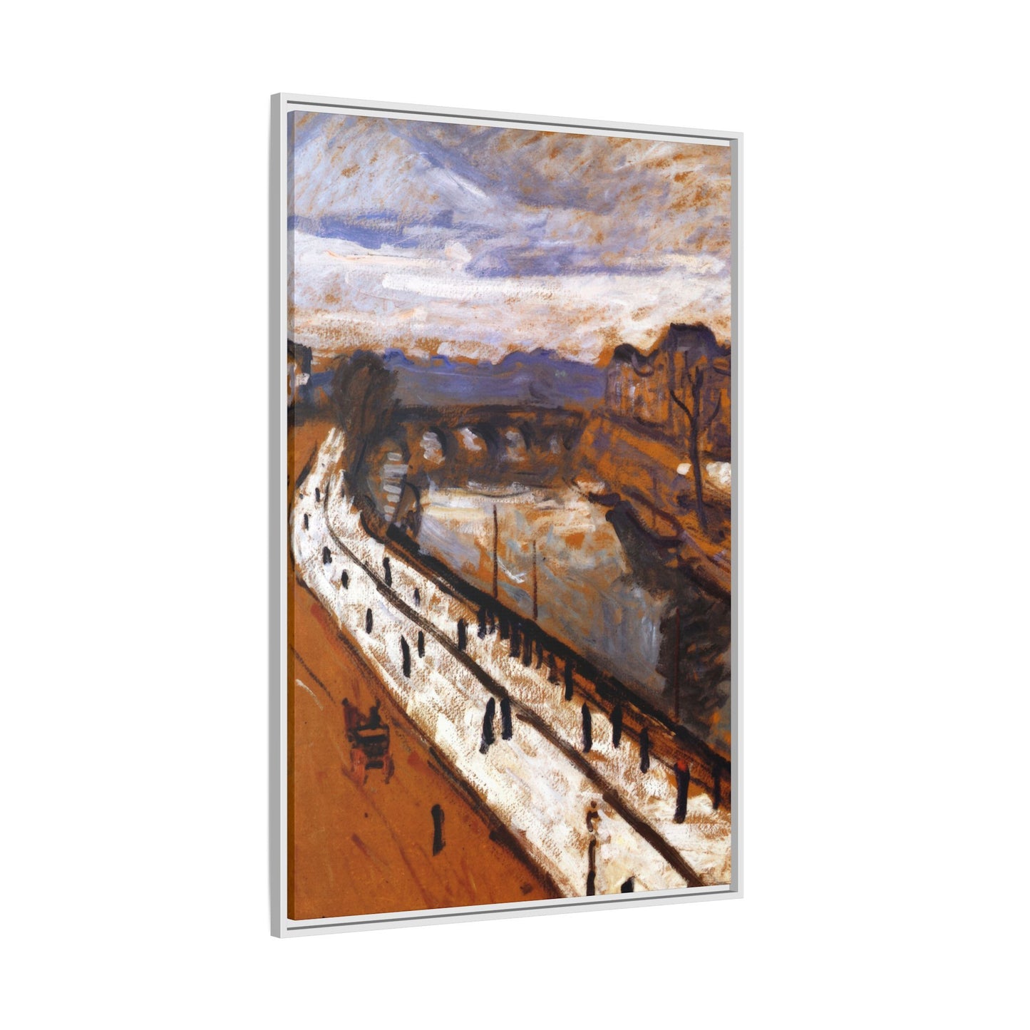 Marquet, Albert - Quai des Grands-Augustins (1905) - Matte Canvas, Framed