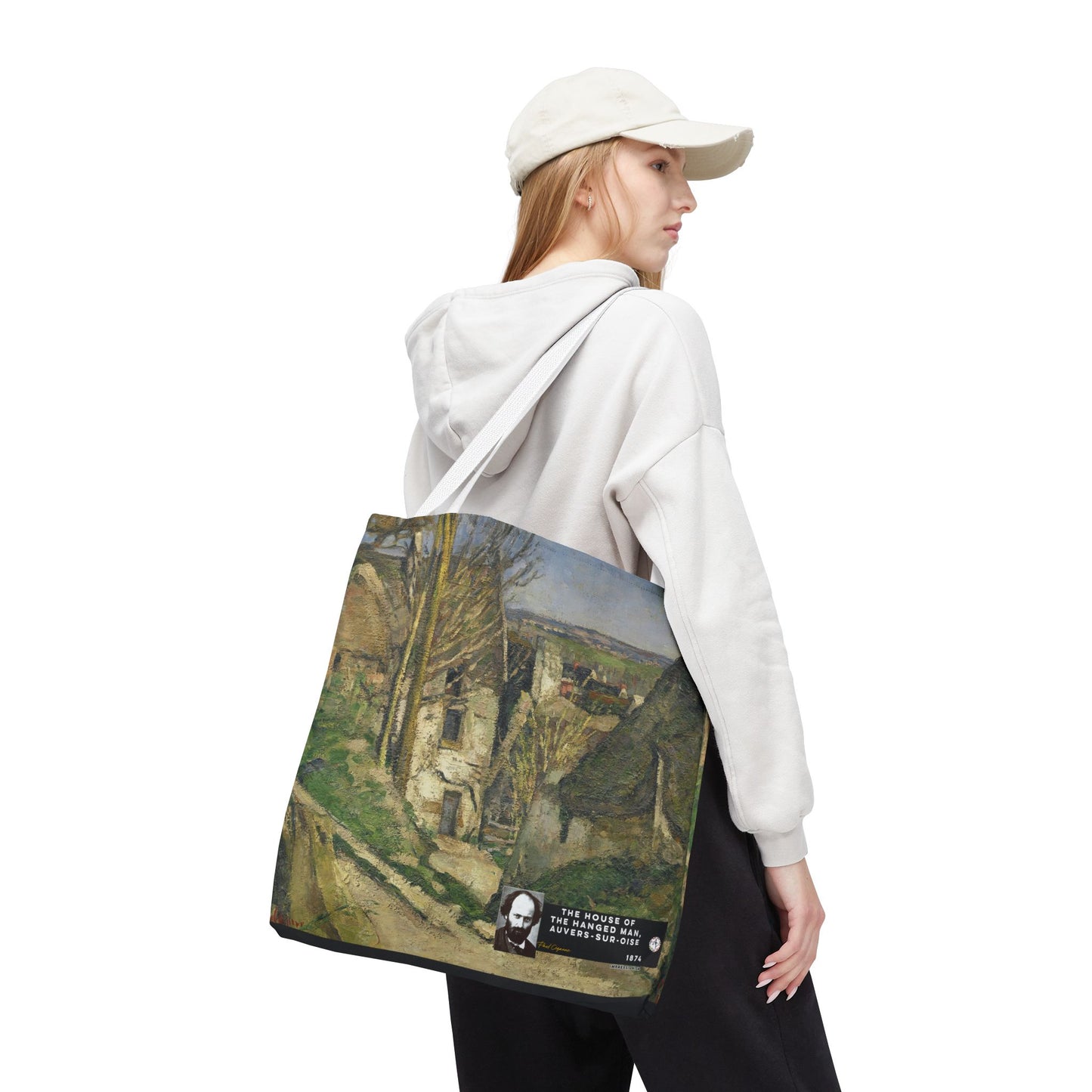 Cézanne, Paul - The House of the Hanged Man, Auvers-sur-Oise (1874) - Tote Bag
