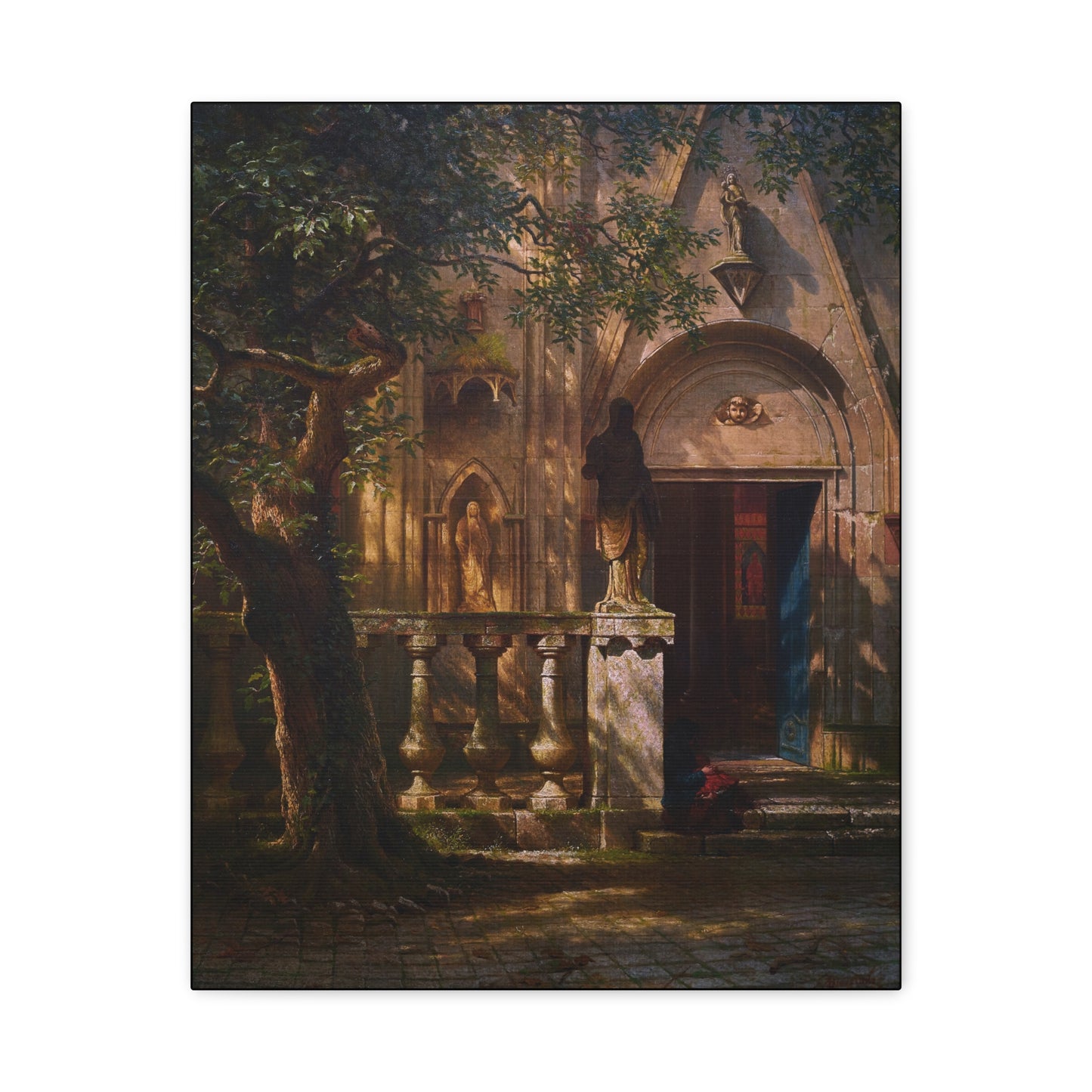 Bierstadt, Albert - Sunlight and Shadow  (1854) - Canvas Block, unframed