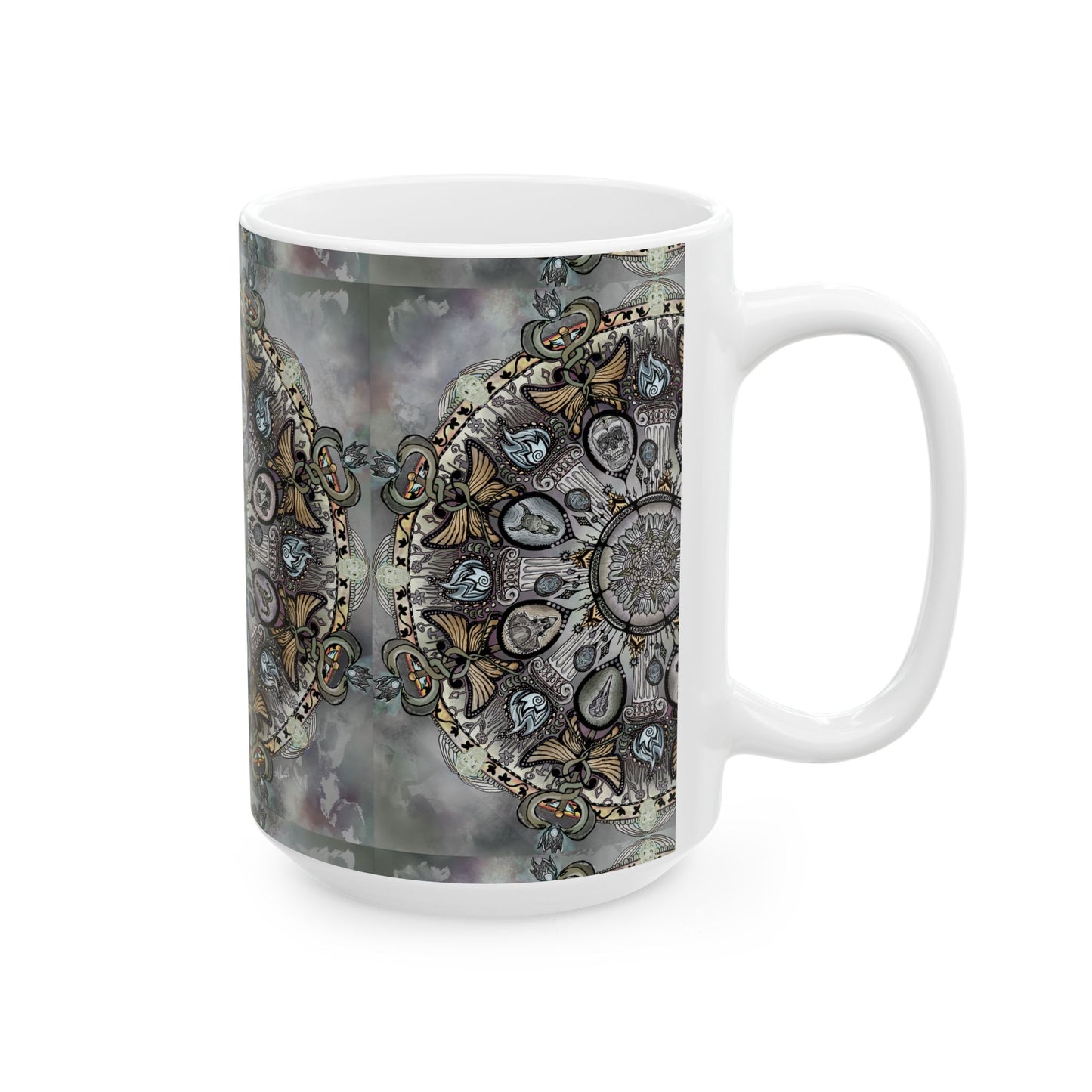 Pacio, Adam - Memento Mori Mandala - Ceramic Mug