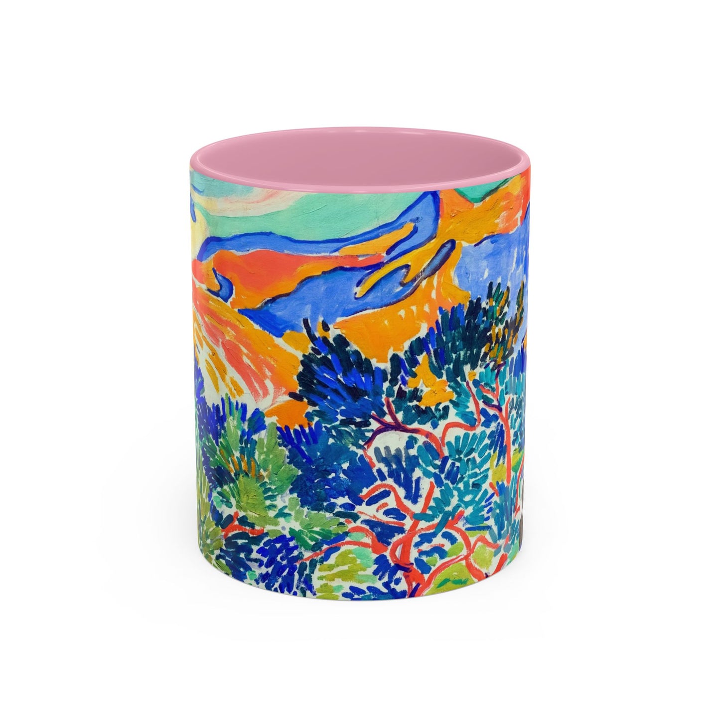 Derain, André - Mountains at Collioure (1905) - Colorful Accent Mugs