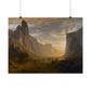 Bierstadt, Albert - Looking Down Yosemite Valley (1865) - Satin Posters