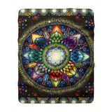 Mystic Jewel Mandala - Sherpa Fleece Blanket