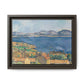 Cézanne, Paul - The Bay of Marseille, Seen from L'Estaque (1885) - Matte Canvas, Framed