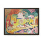Matisse, Henri - The Joy of Life (1905) - Matte Canvas, Framed