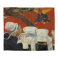 Gauguin, Paul - Vision of the Sermon (Jacob Wrestling with the Angel) (1888) - Microfiber Duvet Cover