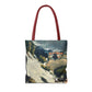 Cézanne, Paul - L’Estaque, Melting Snow (1870) - Tote Bag