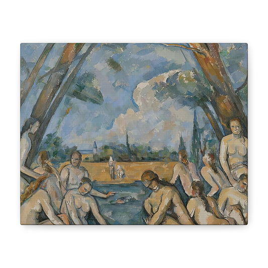 Cézanne, Paul - The Large Bathers (1906) - Canvas Block, unframed