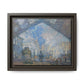Monet, Claude - Le Gare Saint-Lazare (1877) - Matte Canvas, Framed