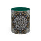 Pacio, Adam - Memento Mori Mandala - Colorful Accent Mugs