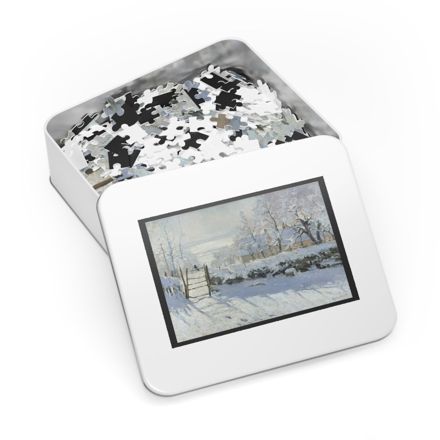 Monet's "The Magpie" - 1000pc Jigsaw Puzzle