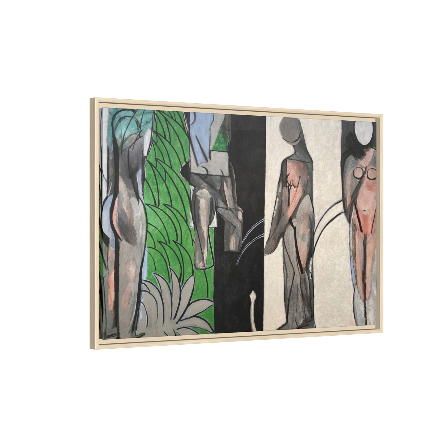 Matisse, Henri - Bathers by a River (1917) - Matte Canvas, Framed