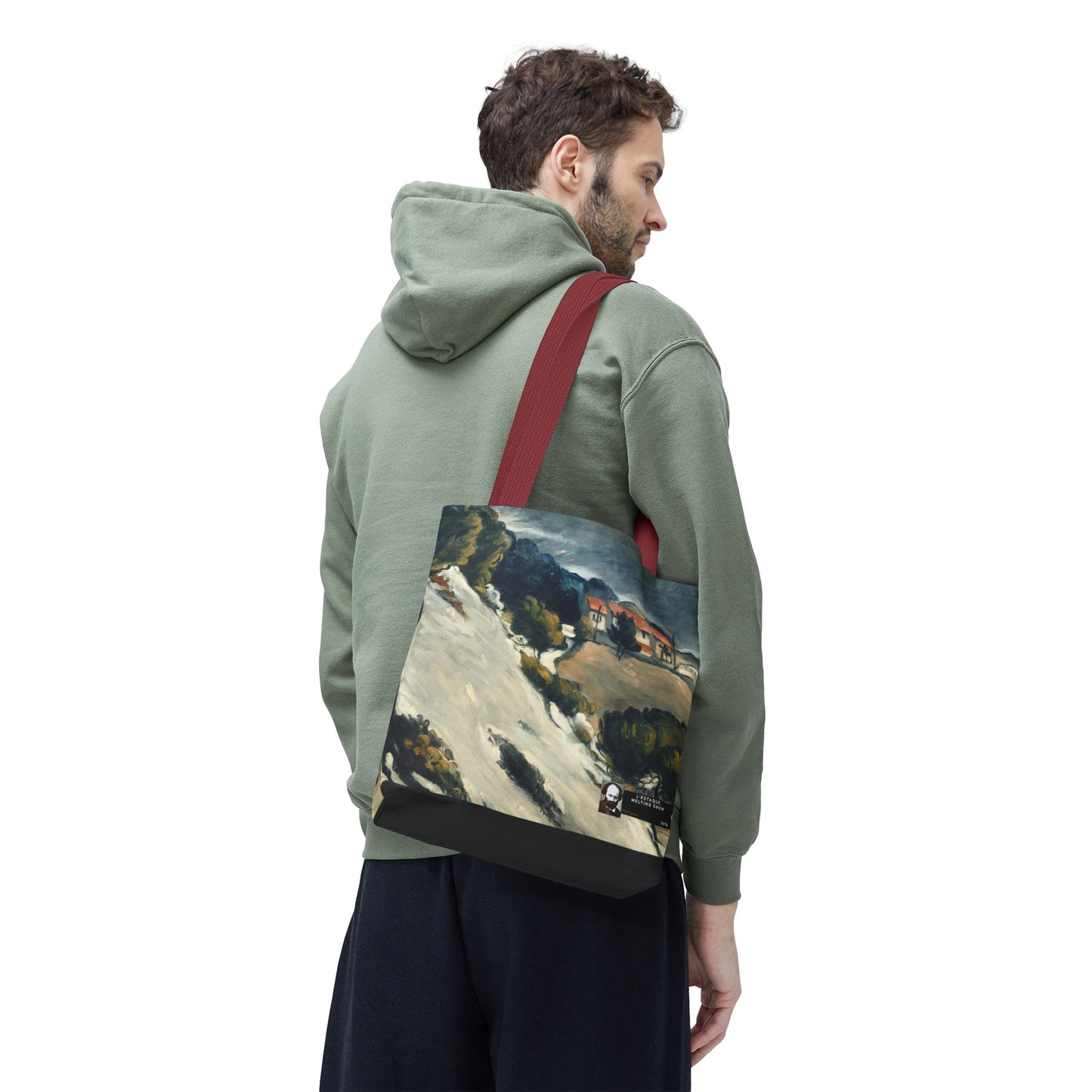 Cézanne, Paul - L’Estaque, Melting Snow (1870) - Tote Bag