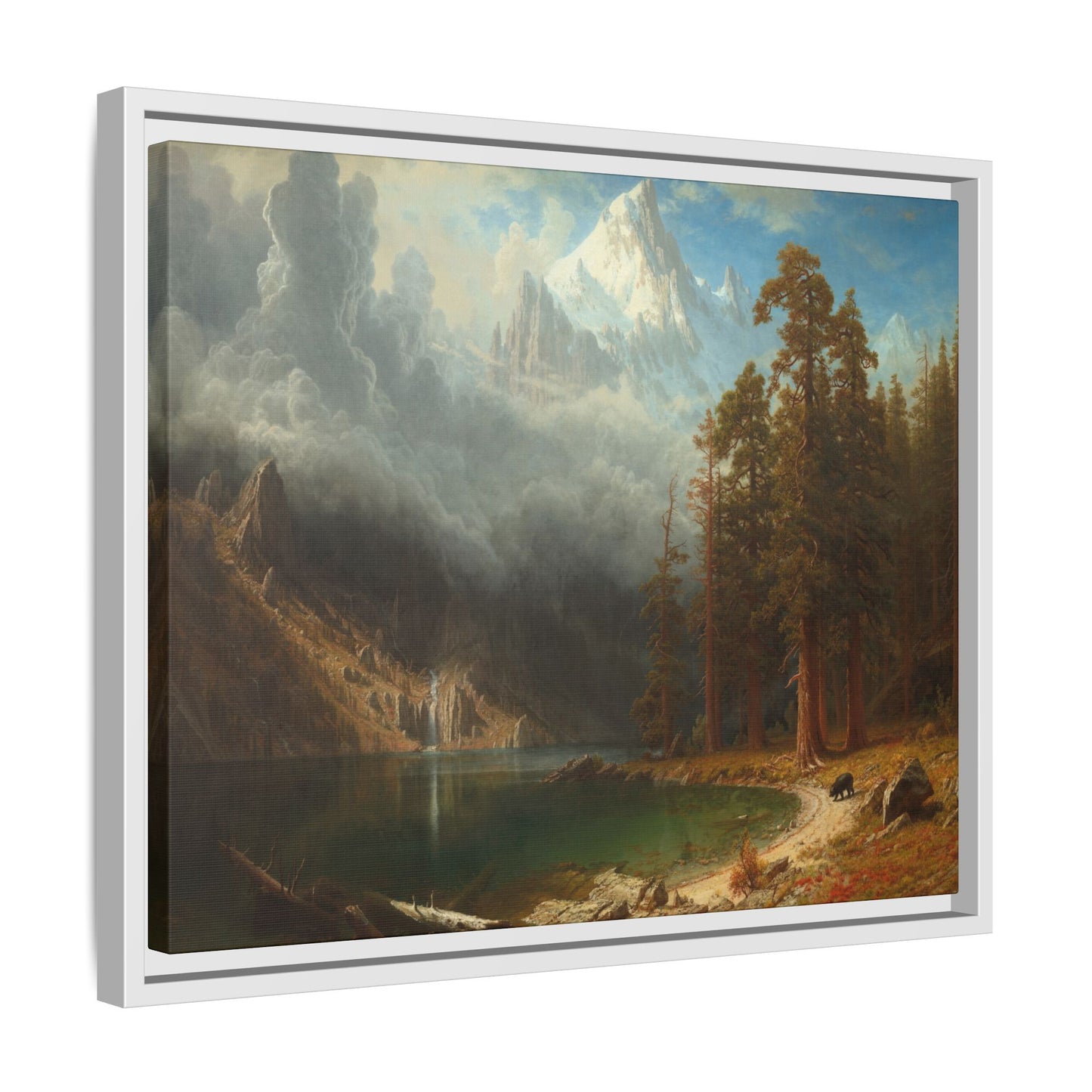 Bierstadt, Albert - Mount Corcoran (1877) - Matte Canvas, Framed