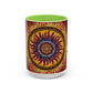 Pacio, Adam - Solar Disc Mandala - Colorful Accent Mugs
