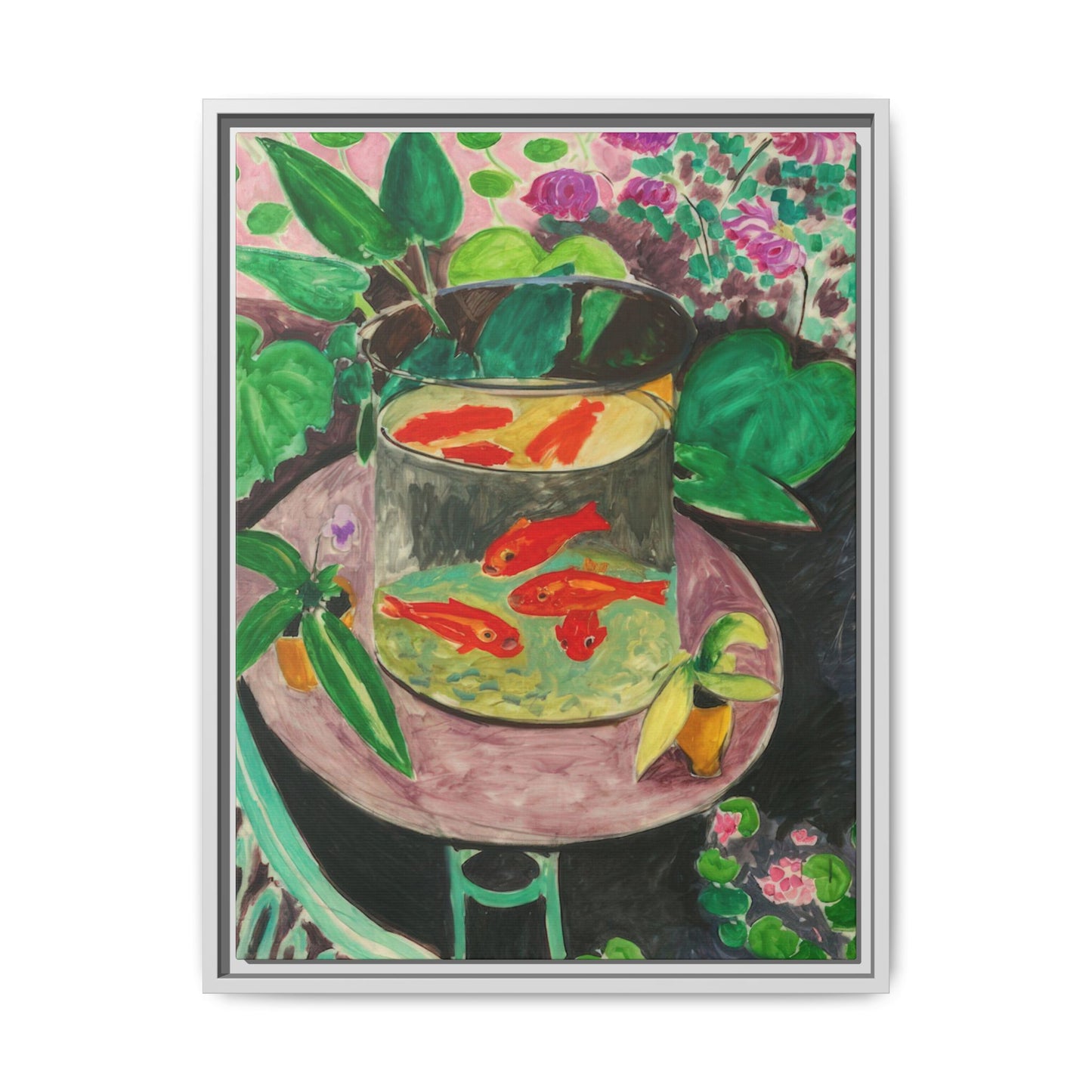 Matisse, Henri - The Goldfish (1912) - Matte Canvas, Framed
