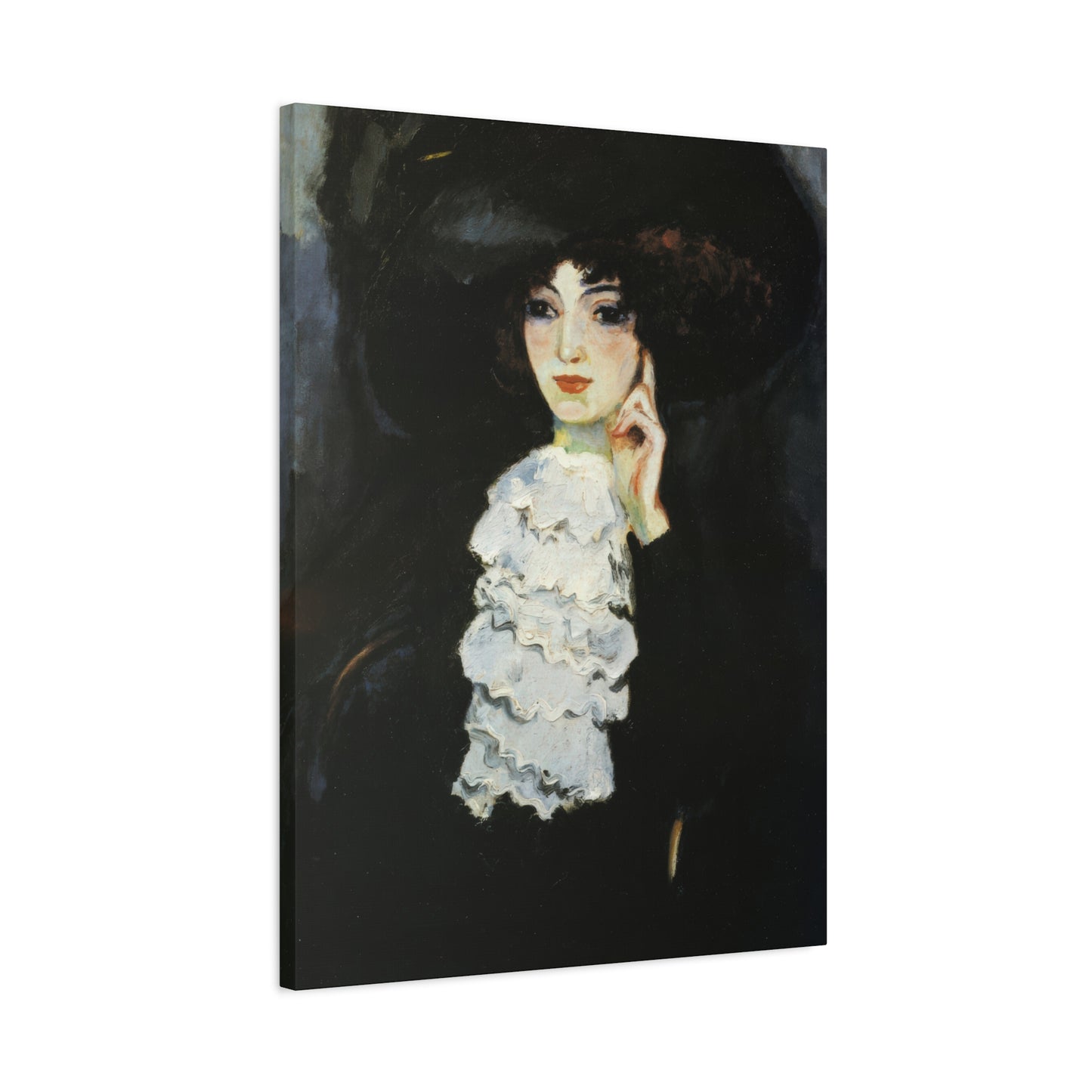 Van Dongen, Kees - Woman with Frill (1905) - Canvas Block, unframed