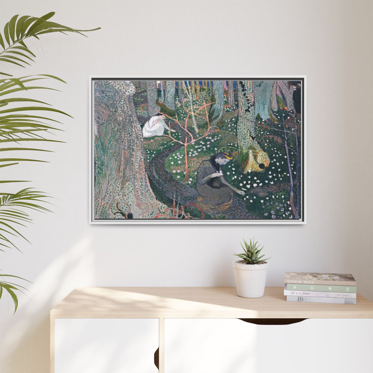 Denis, Maurice - April (1892) - Matte Canvas, Framed