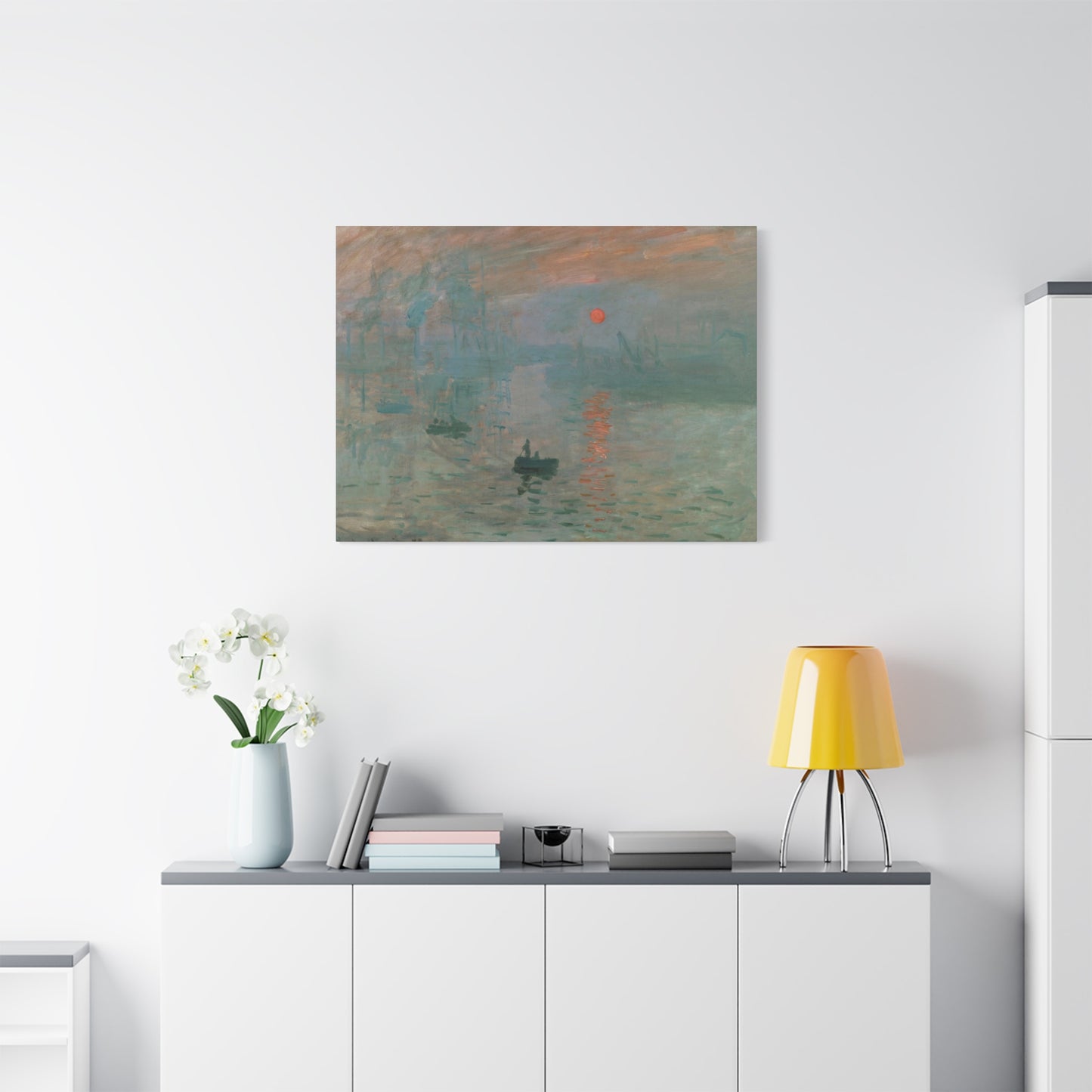 Monet, Claude - Impression, Sunrise (1872) - Canvas Block, unframed