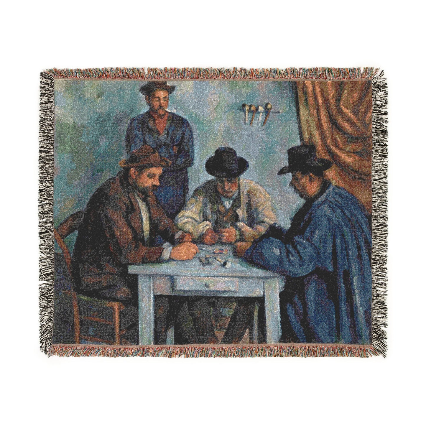 Cézanne, Paul - The Card Players (1892) - Woven Blanket