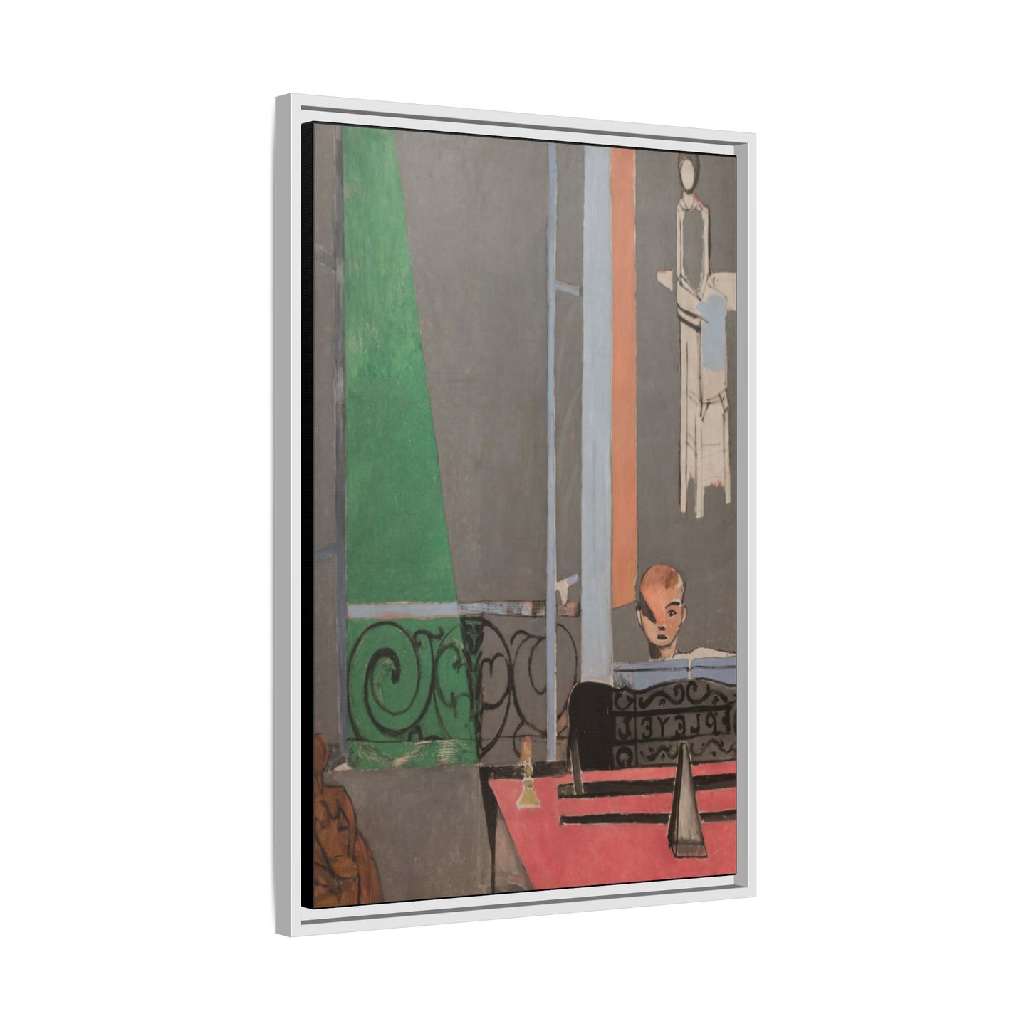 Matisse, Henri - Piano Lesson (1916) - Matte Canvas, Framed