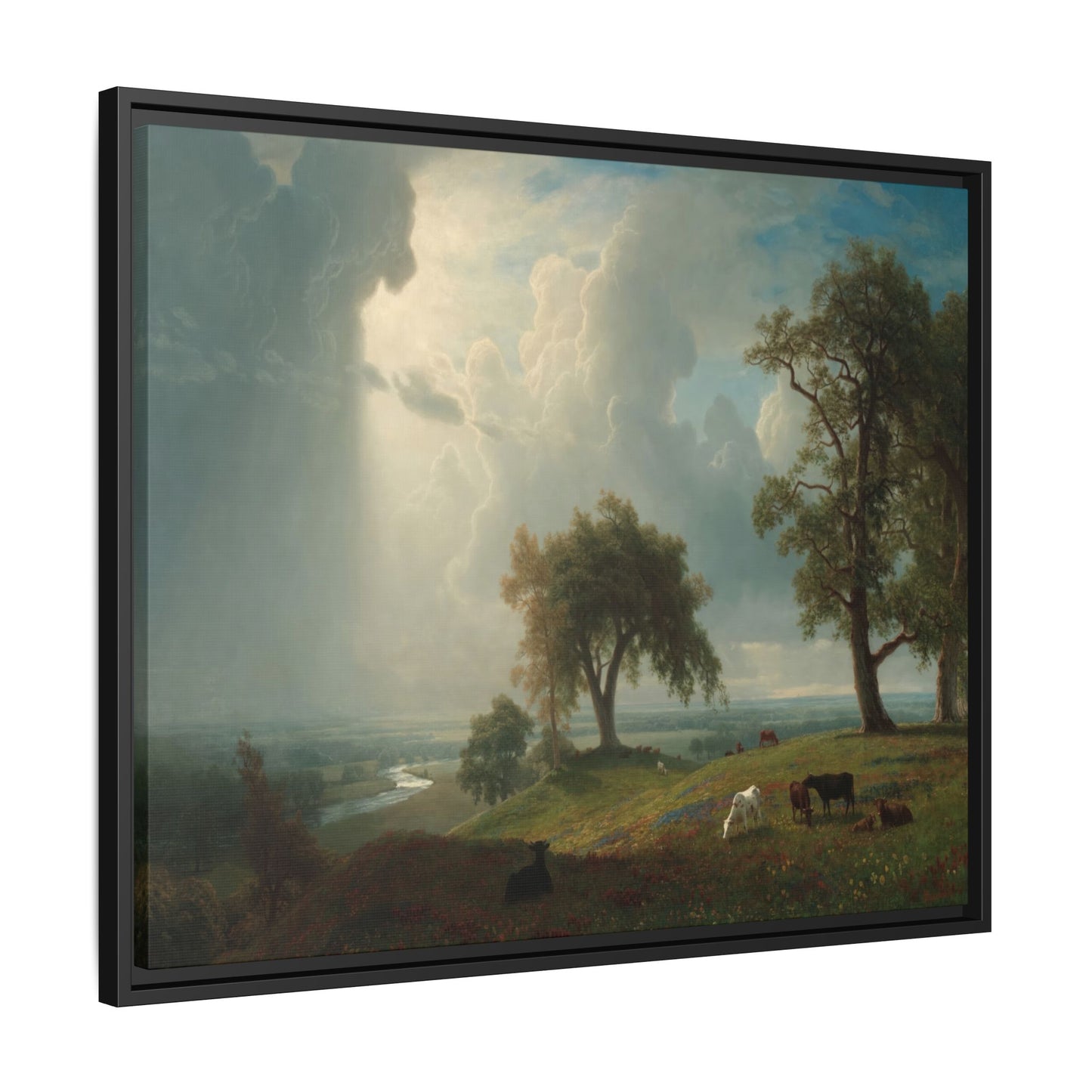 Bierstadt, Albert - California Spring (1875) - Matte Canvas, Framed