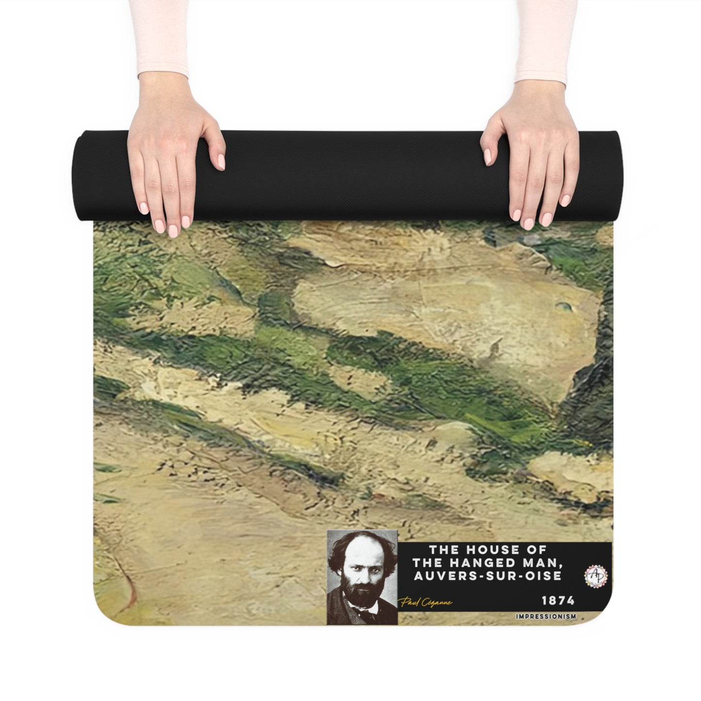 Cézanne, Paul - The House of the Hanged Man, Auvers-sur-Oise (1874) - Rubber Yoga Mat