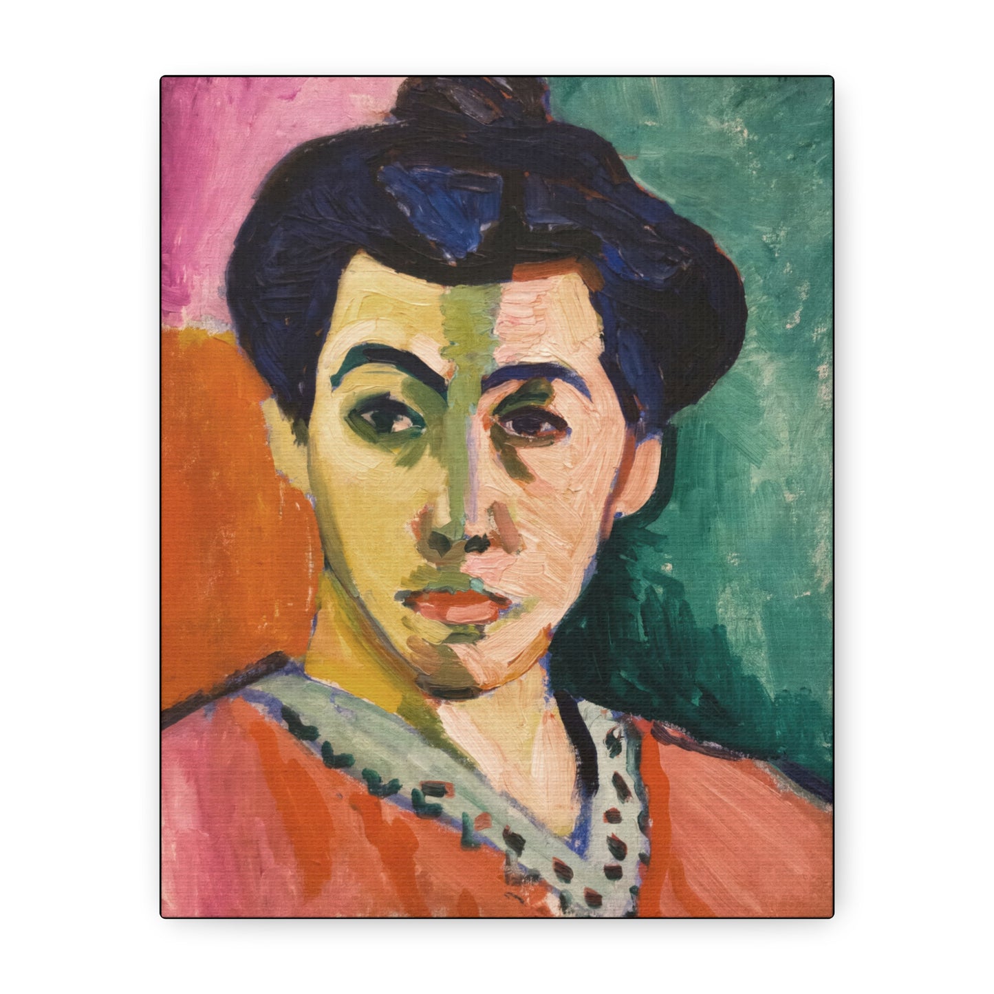 Matisse, Henri - The Green Stripe (1905) - Canvas Block, unframed