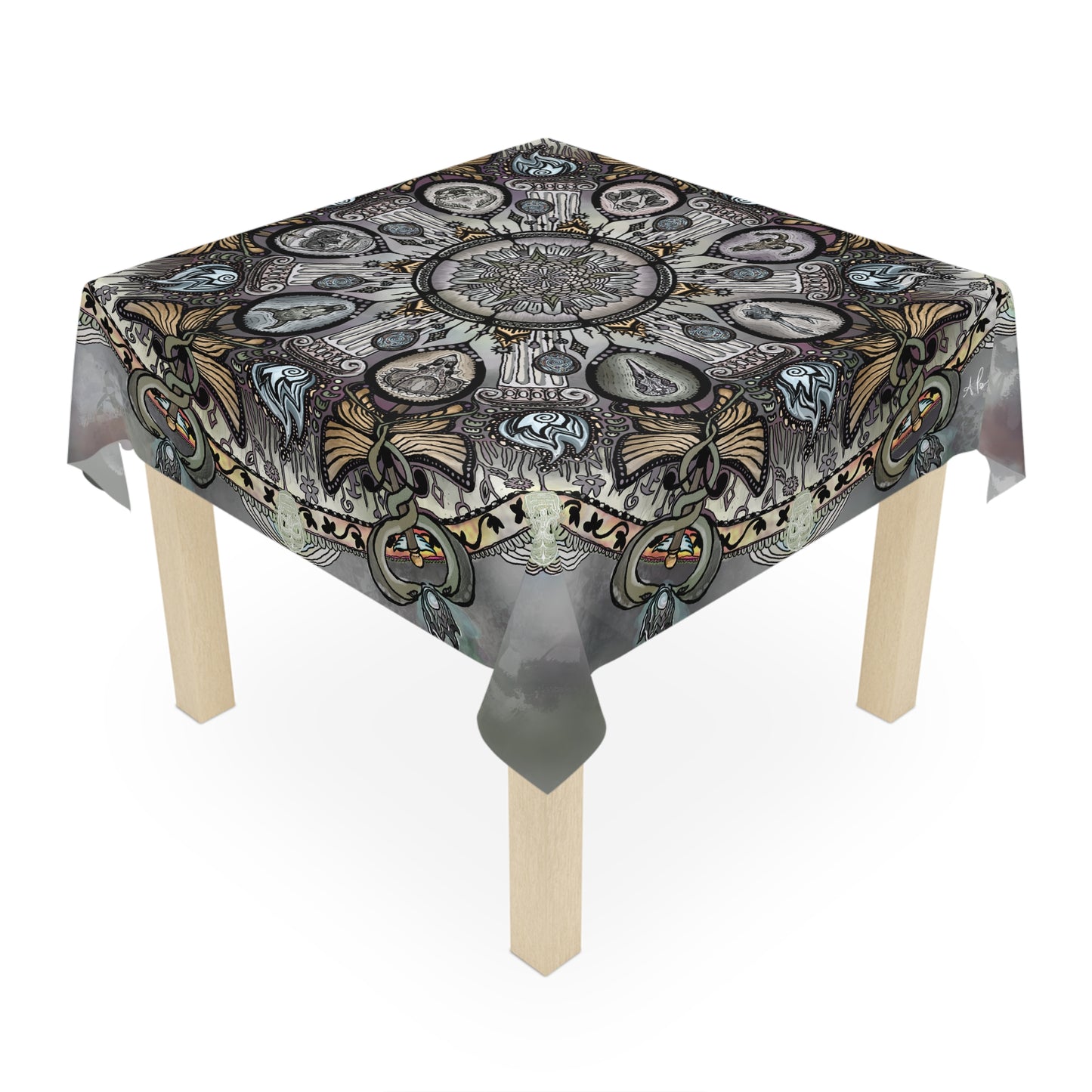 Memento Mori Mandala - Tablecloth