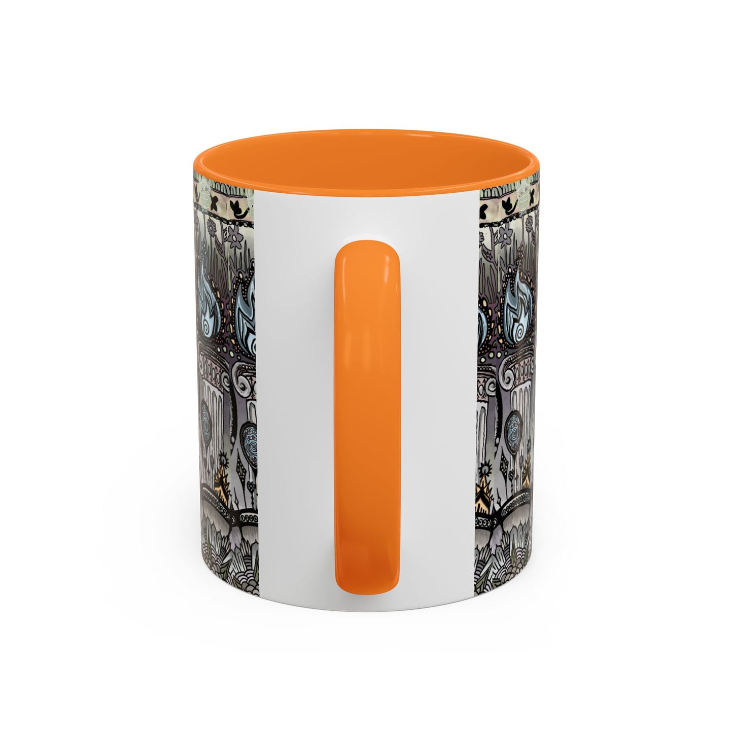 Pacio, Adam - Memento Mori Mandala - Colorful Accent Mugs